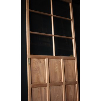 面取欅化粧 クリアガラス戸　GD0035 