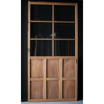 面取欅化粧 クリアガラス戸　GD0035 