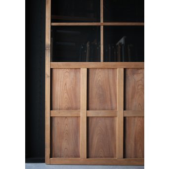 面取欅化粧 クリアガラス戸　GD0035 