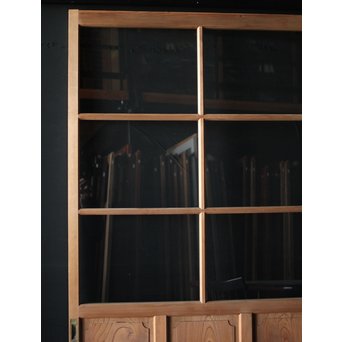 面取欅化粧 クリアガラス戸　GD0035 