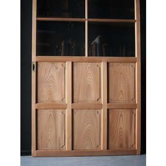 面取欅化粧 クリアガラス戸　GD0035 