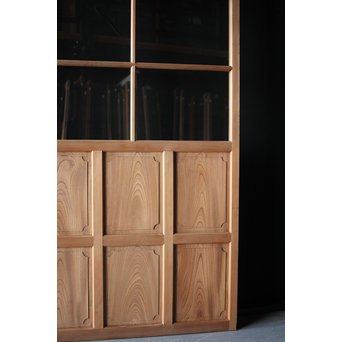 面取欅化粧 クリアガラス戸　GD0035 