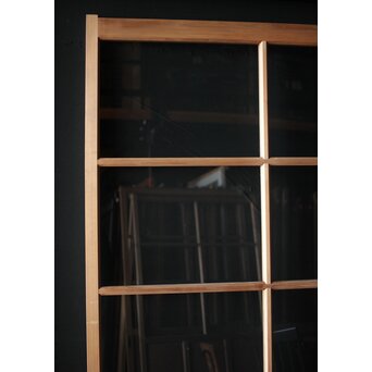 面取欅化粧 両面使いクリアガラス戸 2枚1組　GD0036Y 