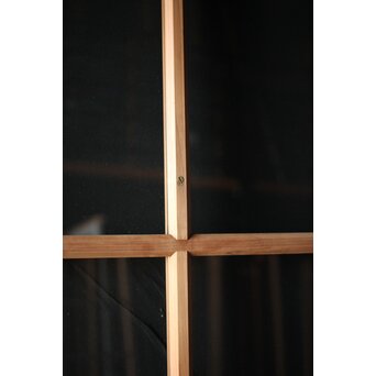 面取欅化粧 両面使いクリアガラス戸 2枚1組　GD0036Y 