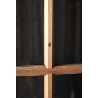 面取欅化粧 両面使いクリアガラス戸 2枚1組　GD0036Y 