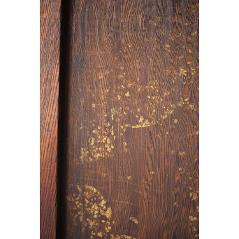 板絵帯戸 孔雀図 2枚1組　B1004Y 