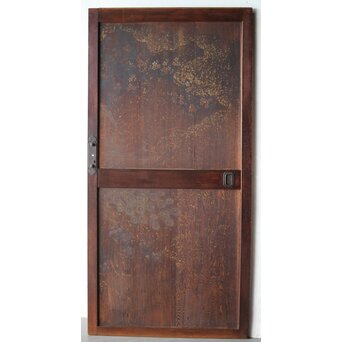 板絵帯戸 孔雀図 2枚1組　B1004Y 