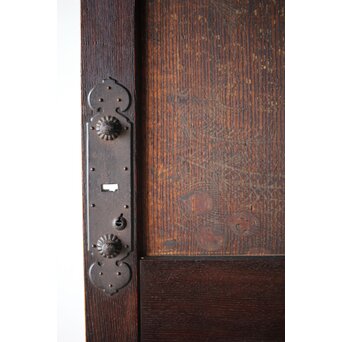 板絵帯戸 孔雀図 2枚1組　B1004Y 