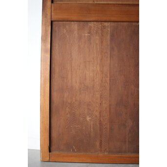 板絵帯戸 孔雀図 2枚1組　B1004Y 