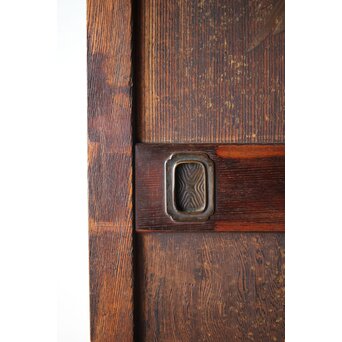 板絵帯戸 孔雀図 2枚1組　B1004Y 