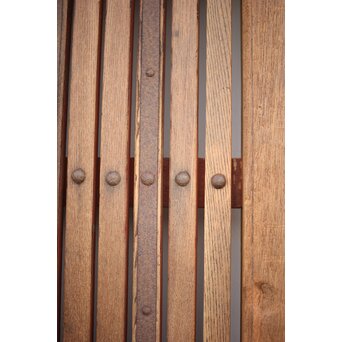 総欅白木格子蔵戸　W034YD 