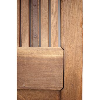 総欅白木格子蔵戸　W034YD 