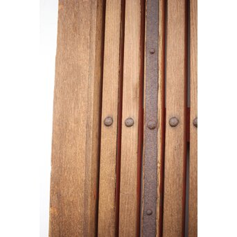 総欅白木格子蔵戸　W034YD 