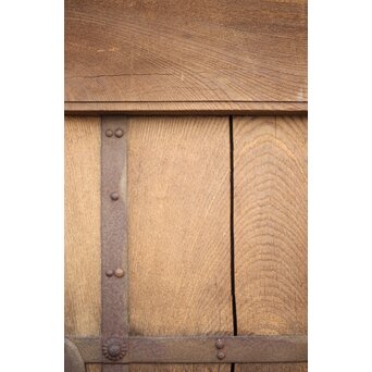 総欅白木格子蔵戸　W034YD 