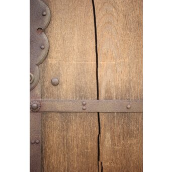 総欅白木格子蔵戸　W034YD 