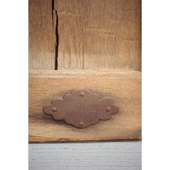 総欅白木格子蔵戸　W034YD 