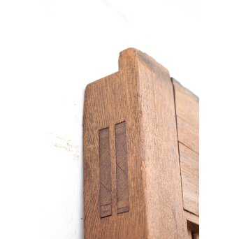 総欅白木格子蔵戸　W034YD 