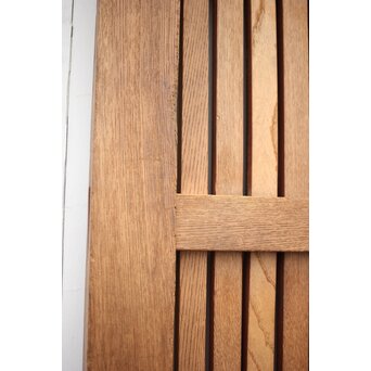 総欅白木格子蔵戸　W034YD 