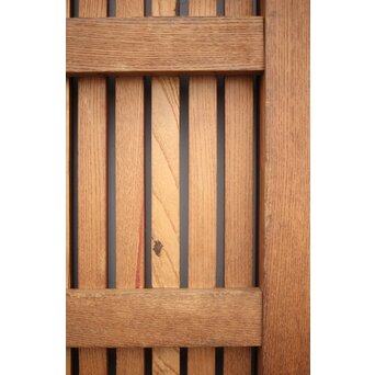 総欅白木格子蔵戸　W034YD 