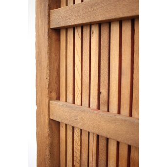 総欅白木格子蔵戸　W034YD 