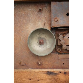 総欅白木格子蔵戸　W034YD 