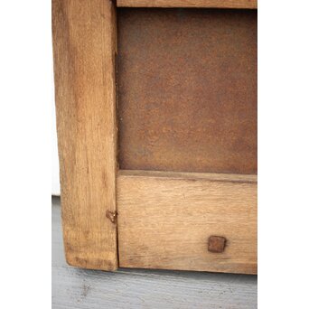 総欅白木格子蔵戸　W034YD 