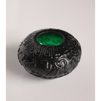 乾隆ガラス 盃台　Y031 