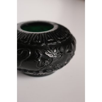 乾隆ガラス 盃台　Y031 