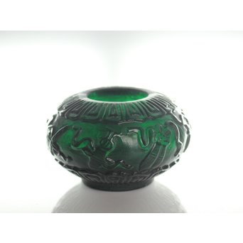 乾隆ガラス 盃台　Y031 