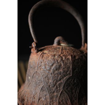 蓮型小鉄瓶 急須 湯沸　M258 