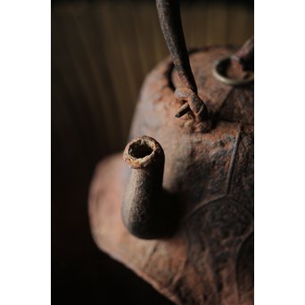 蓮型小鉄瓶 急須 湯沸　M258 