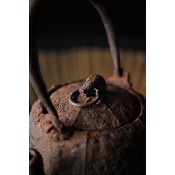 蓮型小鉄瓶 急須 湯沸　M258 