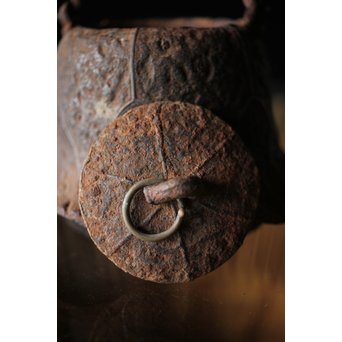 蓮型小鉄瓶 急須 湯沸　M258 