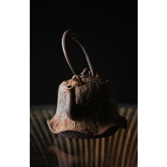 蓮型小鉄瓶 急須 湯沸　M258 