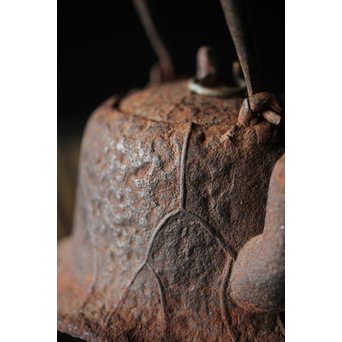 蓮型小鉄瓶 急須 湯沸　M258 