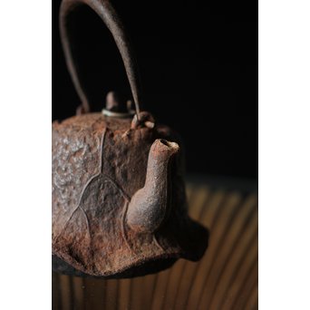 蓮型小鉄瓶 急須 湯沸　M258 