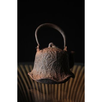 蓮型小鉄瓶 急須 湯沸　M258 