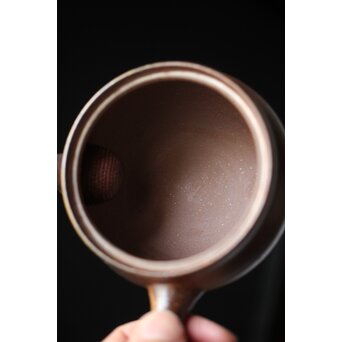 萬古焼 山本広巳 焼締急須　P234 