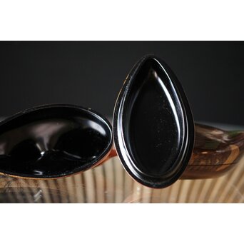 三代 鈴木表朔 鈴木雅也 乾漆鴛鴦香合　Q273 