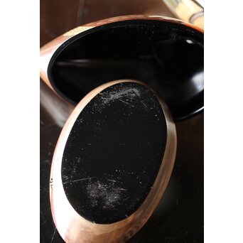 三代 鈴木表朔 鈴木雅也 乾漆鴛鴦香合　Q273 