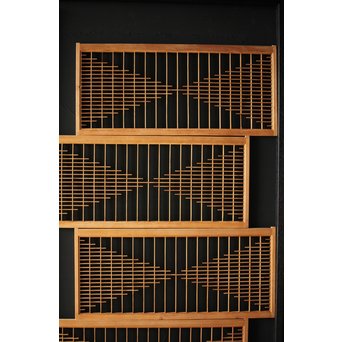 組子欄間/天袋引戸 在庫6枚　R0093 