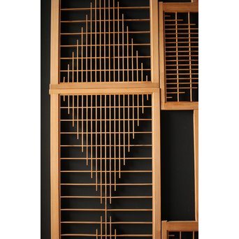 組子欄間/天袋引戸 在庫6枚　R0093 