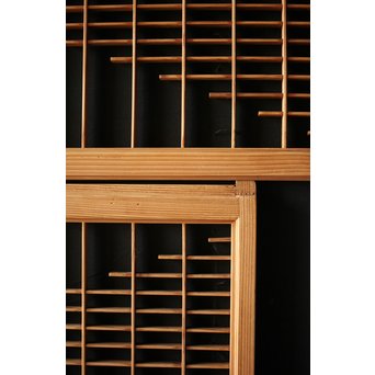 組子欄間/天袋引戸 在庫6枚　R0093 