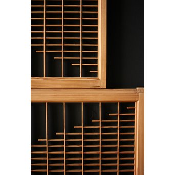 組子欄間/天袋引戸 在庫6枚　R0093 