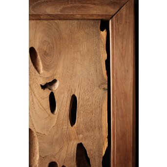 自然木/虫食手 堅木の欄間 2枚1組　R0094 