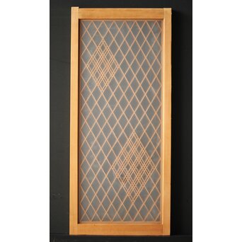 両面ガラス 小型組子欄間　R0096 