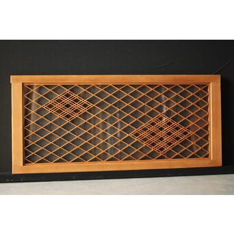 両面ガラス 小型組子欄間　R0096