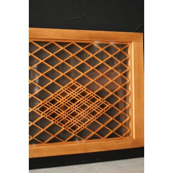 両面ガラス 小型組子欄間　R0096 