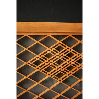 両面ガラス 小型組子欄間　R0096 