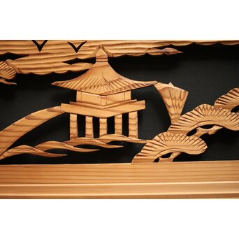 木彫欄間 2枚1組　R0100 